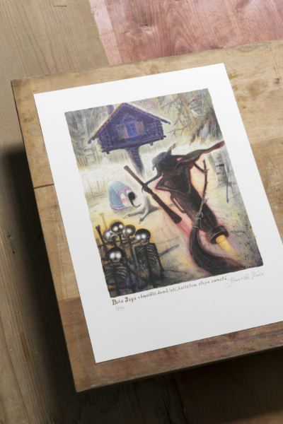 Limited edition → Baba Yaga in the Mortar