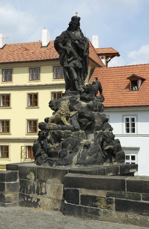 St Vitus Sculptural Group – before restoration, Charles Bridge