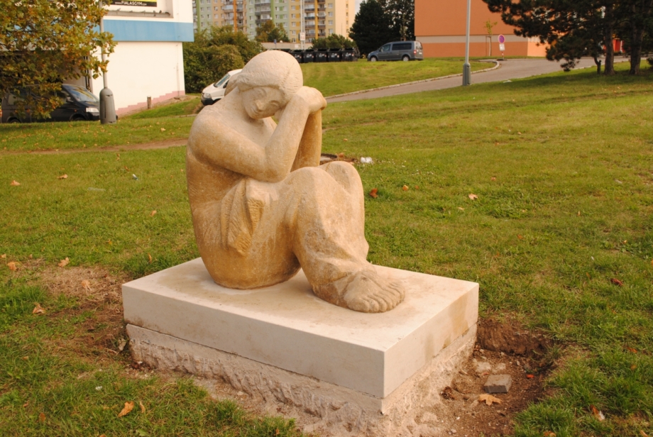 Lubomír Růžička, The Sitting Girl, 1984 – after restoration