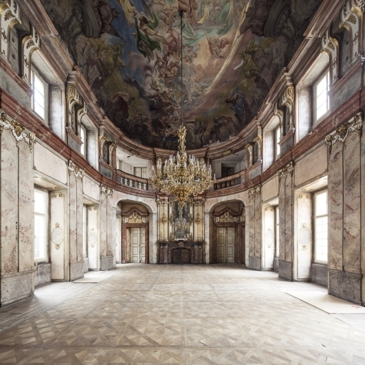 Colloredo-mansfeldský palác, taneční sál, foto Tomáš Souček