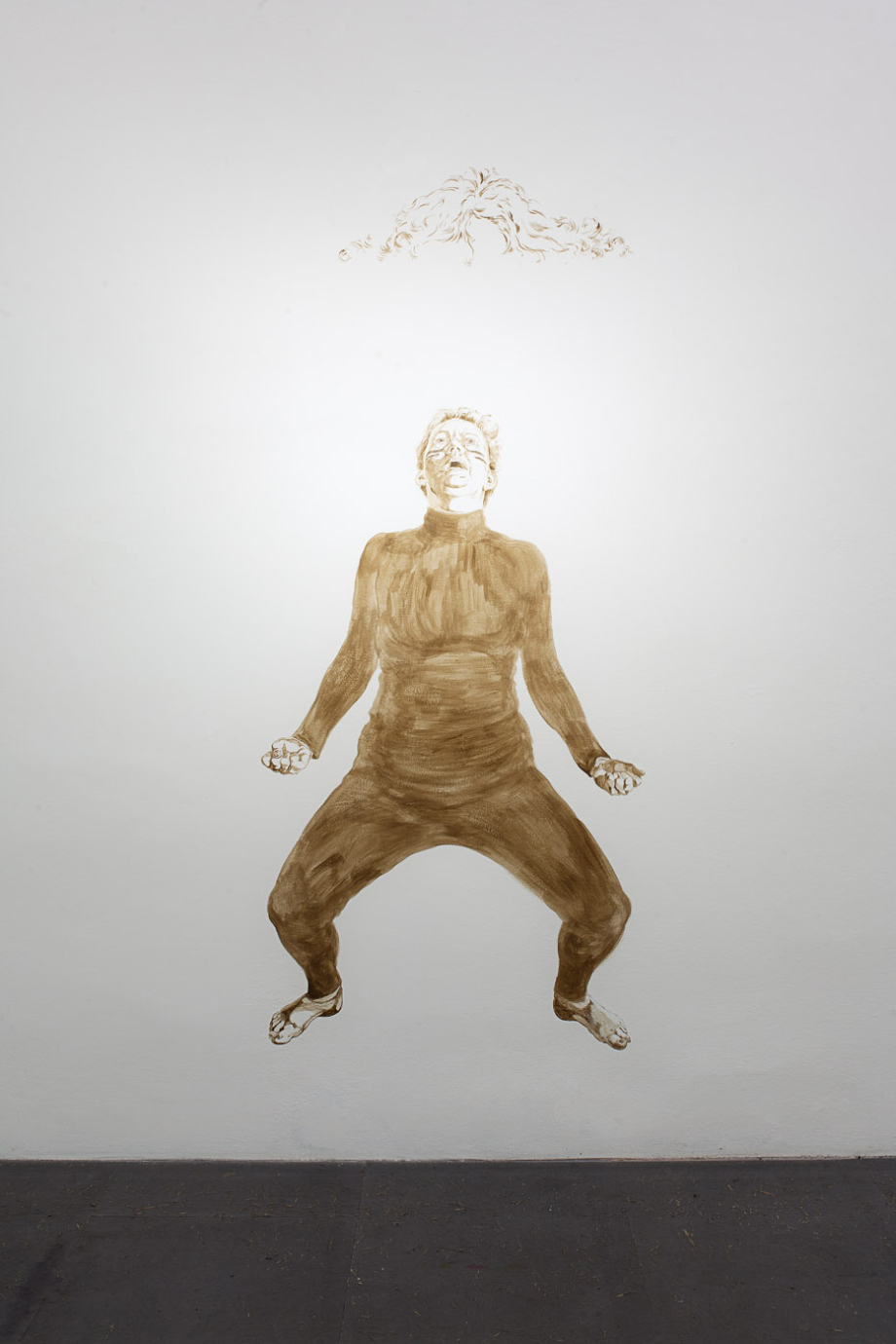 pohled do výstavy Kateřina Adamová: Středně velký plachý tvor, Dům U Zlatého Prstenu 2013, foto Tomáš Souček