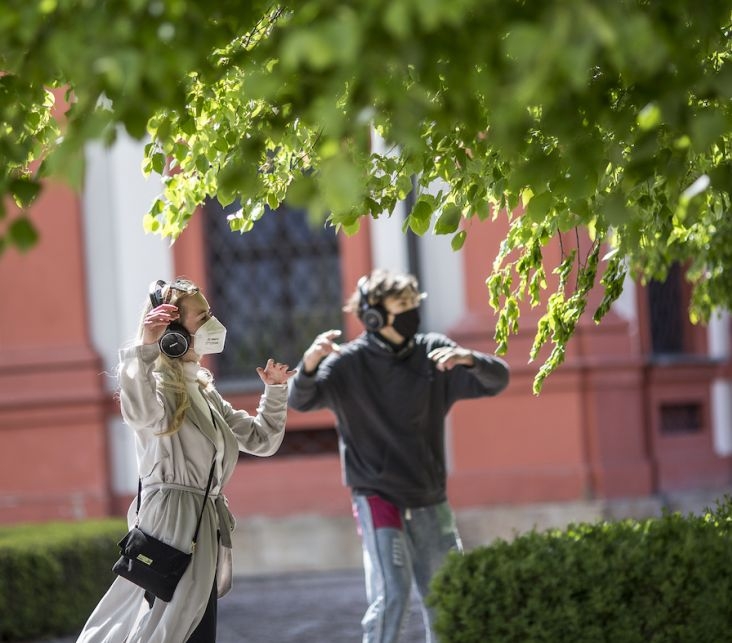 Silent Mob. Foto Vojtěch Brtnický