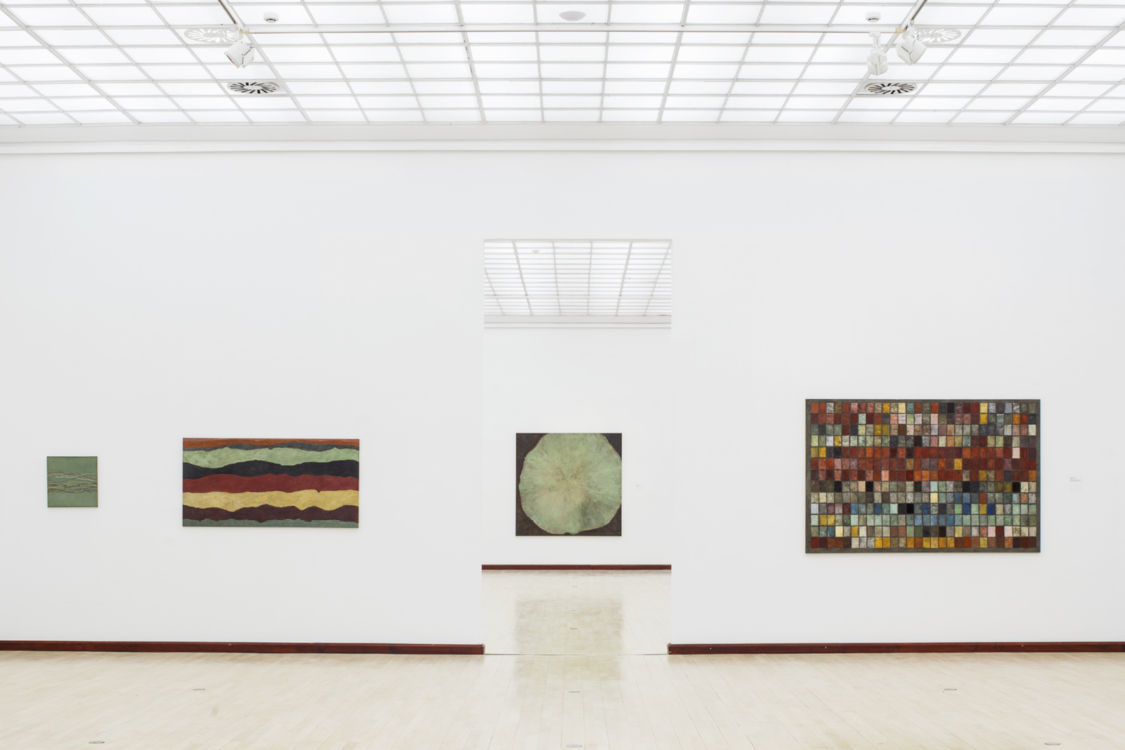 view to the exhibition of Jan Jedlička, Municipal Library of Prague, 2nd floor, 2021. Photo by Tomáš Souček