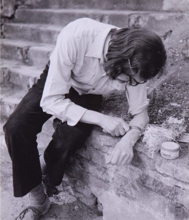 Petr Štembera, Grafting, 1975, photographs, paper, 23.3×17.2 cm