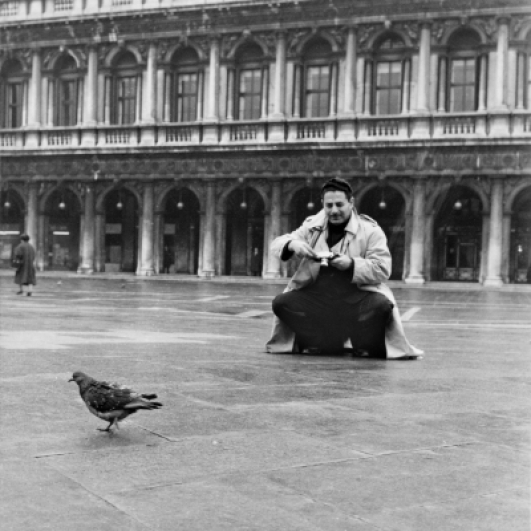 Sam Shaw, San Marco Square, Venezia 1954. © Sam Shaw Inc.