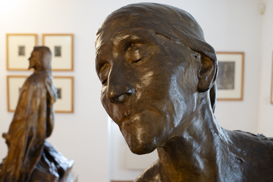 view of the exposition in the František Bílekʼs House in Chýnov. Photo by Lukáš Kliment