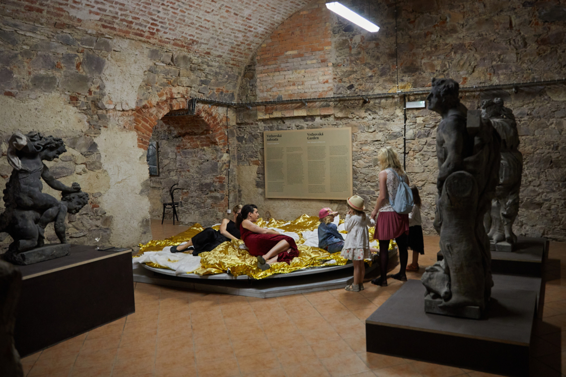 view to the Darina Alster: Timelessness exhibition, Troja Château, 2023. Photo by Lukáš Hlavín