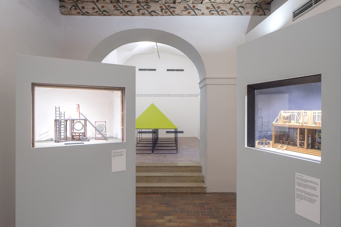 view to the Devětsil 1920–1931 exhibition, Stone Bell House, 2019. Photo by Tomáš Souček