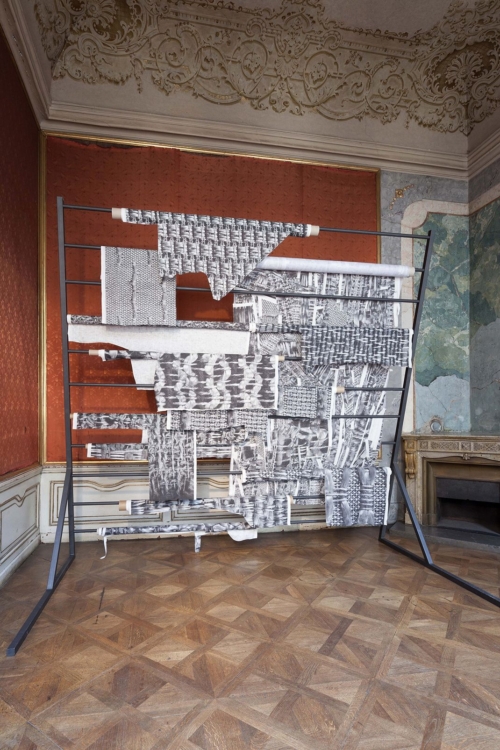 view to the exhibition Roman Štětina: Foreword, Colloredo-Mansfeld Palace, piano nobile, 2018. Photo by Jiří Thýn