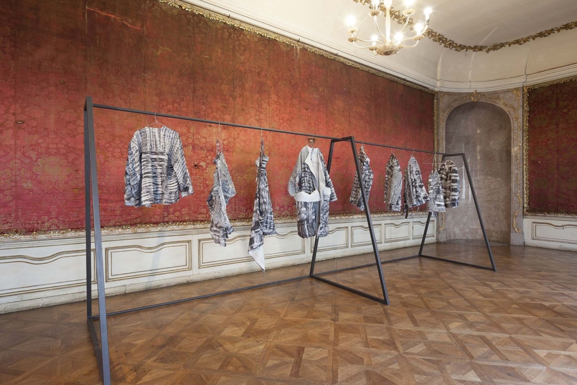 view to the exhibition Roman Štětina: Foreword, Colloredo-Mansfeld Palace, piano nobile, 2018. Photo by Jiří Thýn