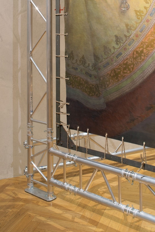pohled do výstavy Alfons Mucha: Slovanská epopej, Obecní dům, 2018. Foto Tomáš Souček