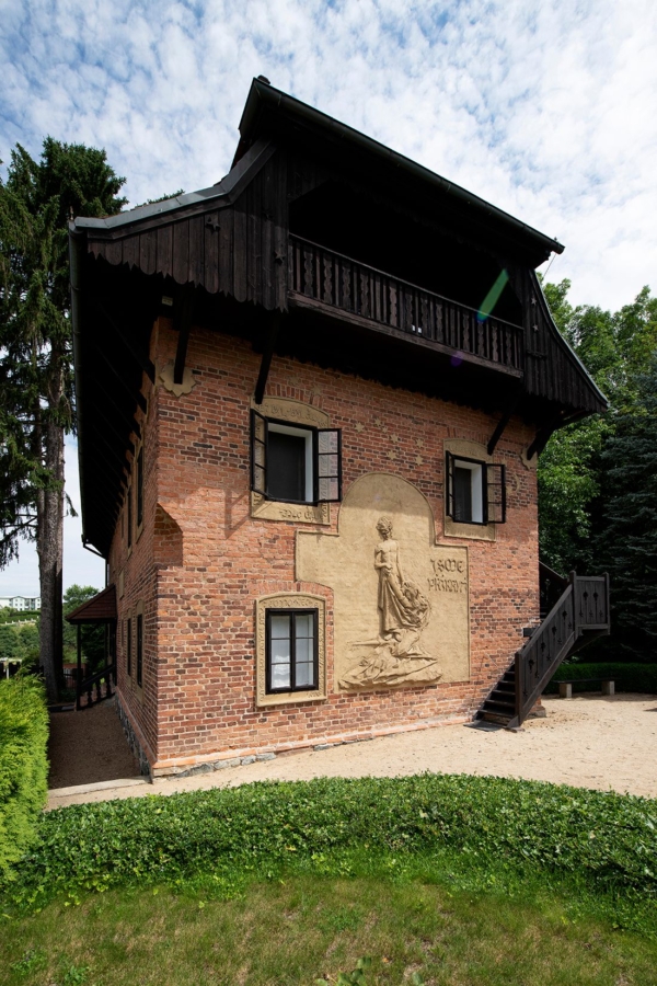 Dům Františka Bílka v Chýnově. Foto Oto Palán