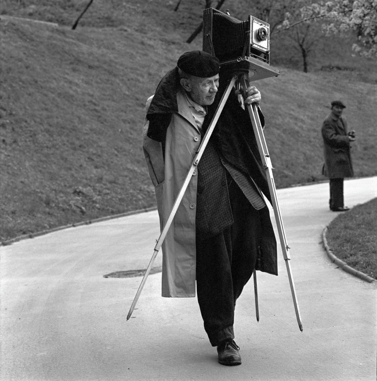 Timm Rautert, Josef Sudek with Camera, 1967