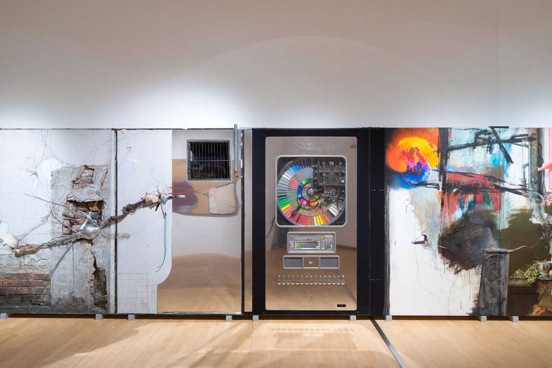 view to the exhibition of Bedřich Dlouhý: What I Like exhitibion. Municipal Library, 2nd floor, 2019. Photo by Tomáš Souček