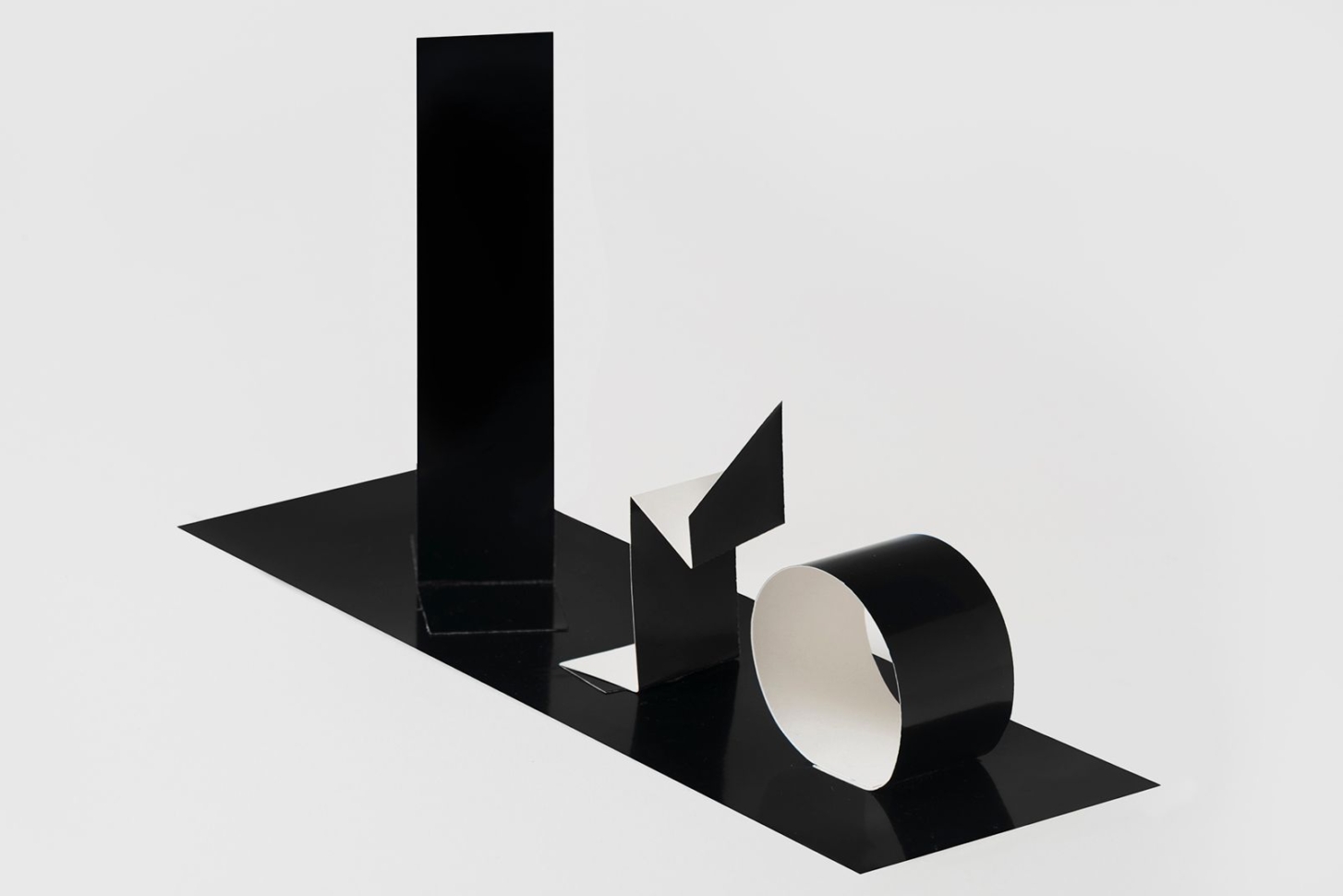 Květa Pacovská, Paper Sculpture, Black and White, 1970s