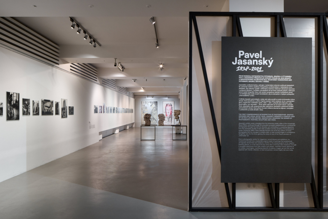 view to the Pavel Jasanský exhibition, GHMP Dům fotografie, 2025. Photo by Jan Kolský
