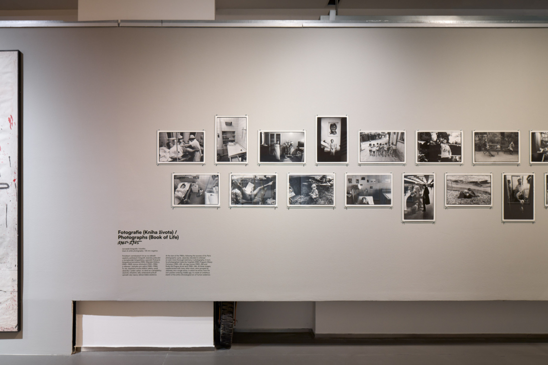 view to the Pavel Jasanský exhibition, GHMP Dům fotografie, 2025. Photo by Jan Kolský