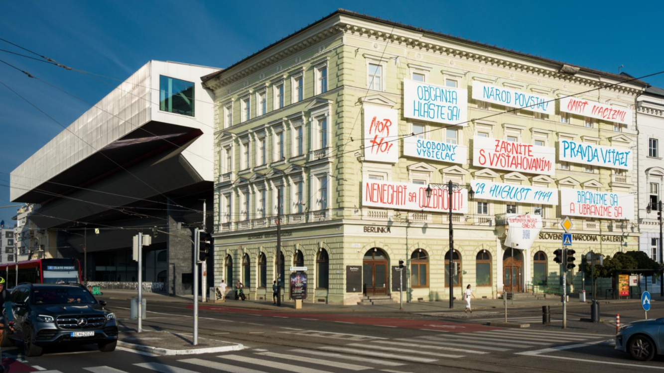 Začnite s vysťahovaním! 
(heslo SNP)
2024

Foto: Slobodná národná galéria