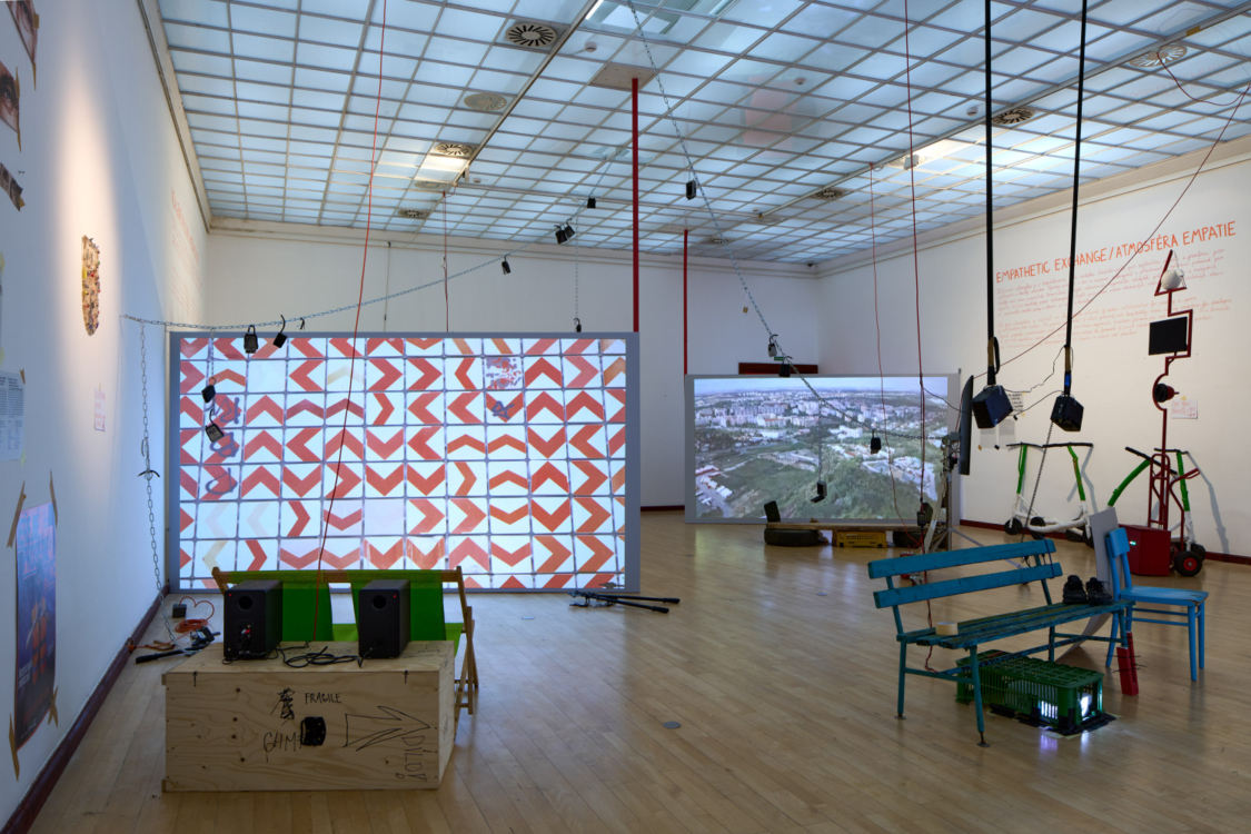 view to The Art of Activism exhibition, GHMP Knihovna, 2025. Photo by Jan Kolský