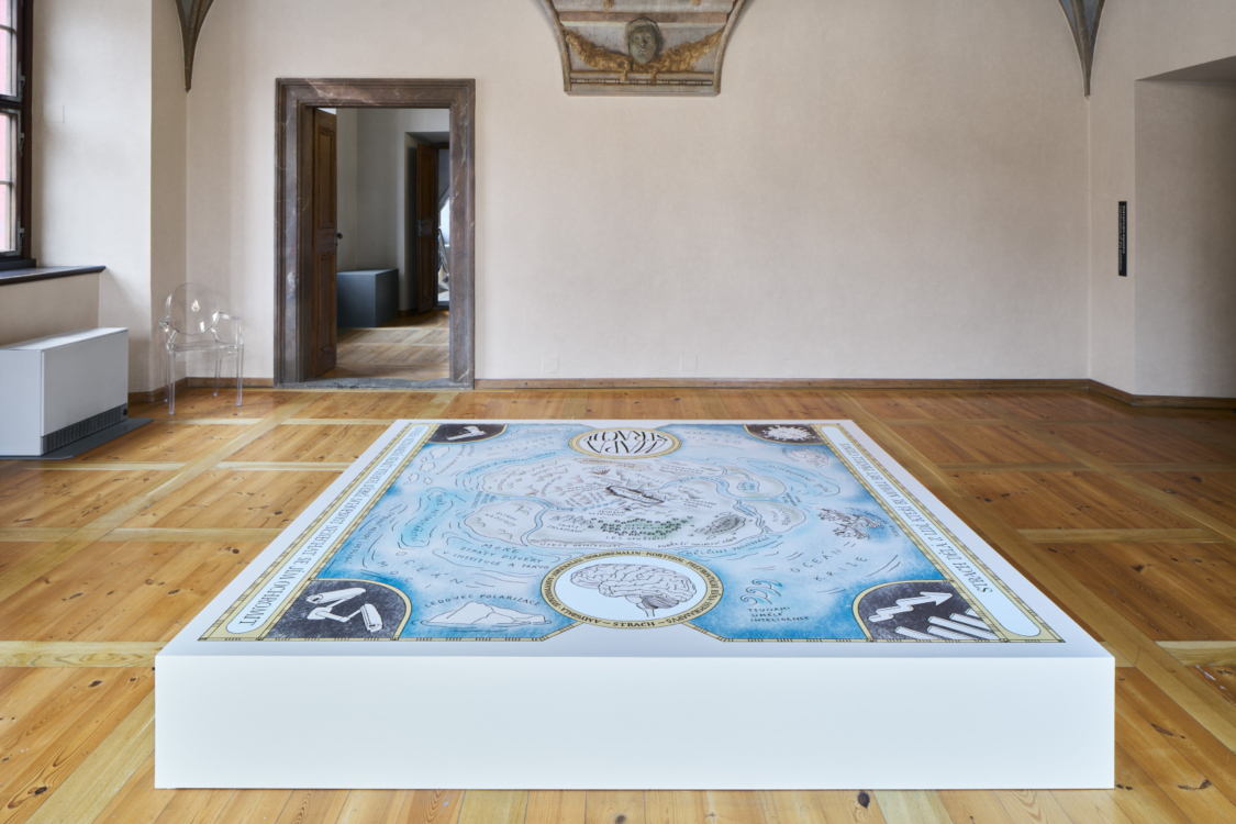 view to the Labyrinth: Wandering Within exhibition, GHMP Zámek Troja, 2026. Photo by Jan Kolský