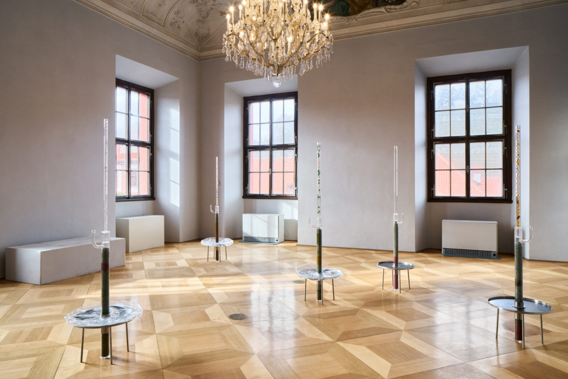 view to the Labyrinth: Wandering Within exhibition, GHMP Zámek Troja, 2026. Photo by Jan Kolský