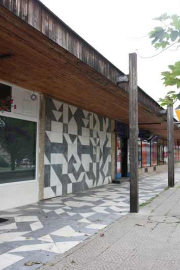 Zdeněk Sýkora, Mosaic, 1977, marble, Studentská, Litvínov