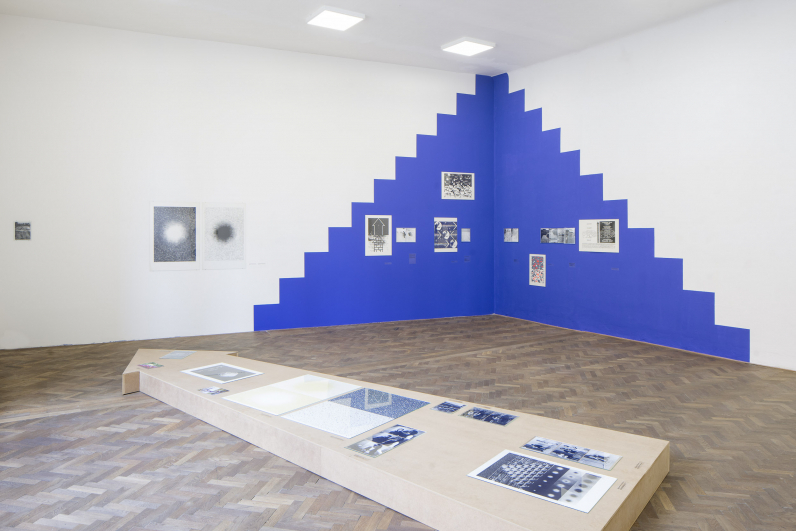 view to the exhibition Rudolf Sikora and Vladimír Havlík: Snow Stone Star Tree, Colloredo-Mansfeld Palace, 2020