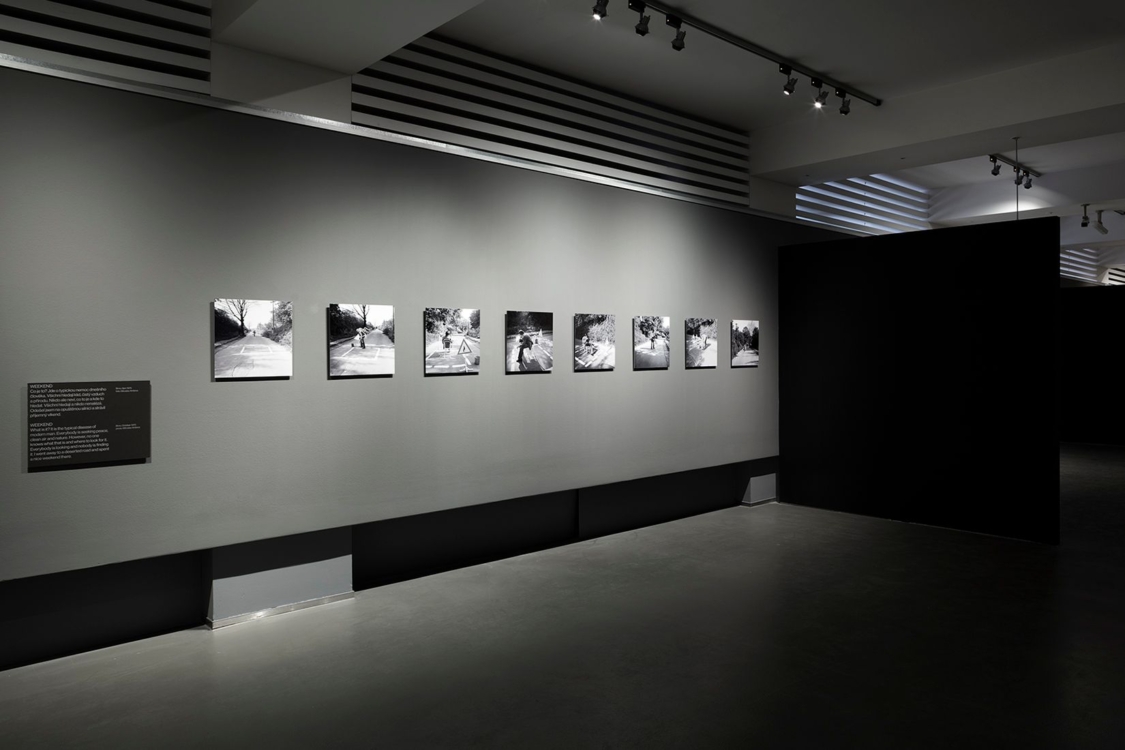 view to the exhibition Vladimír Ambroz: Actions, House of Photography, 2018. Photo by Tomáš Souček