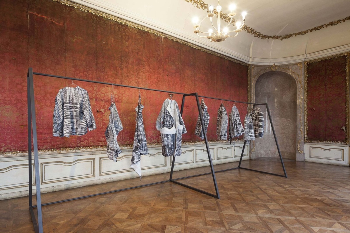 view to the exhibition Roman Štětina: Foreword, Colloredo-Mansfeld Palace, 2018. Photo by Tomáš Souček