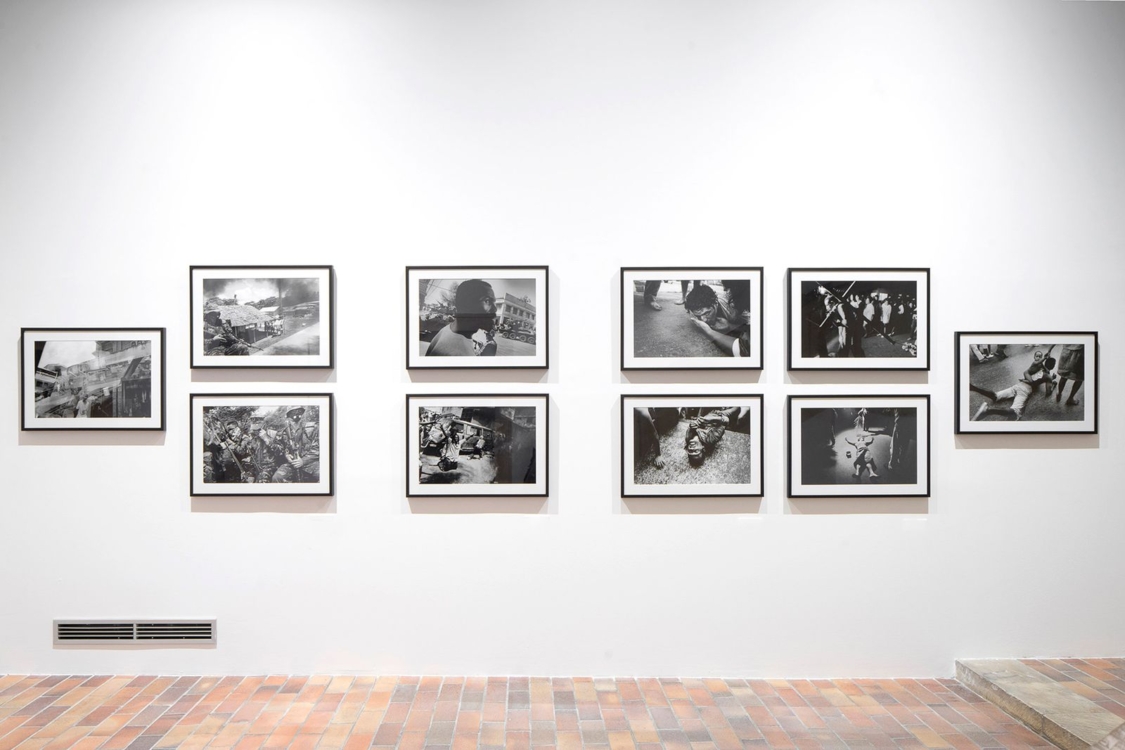 view to the exhibition of Antonín Kratochvíl: Photo essays, Stone Bell House, 2020. Photo by Tomáš Souček