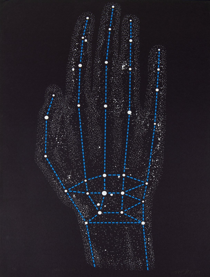 Rudolf Sikora, Constellation of the Hand IV., 1984