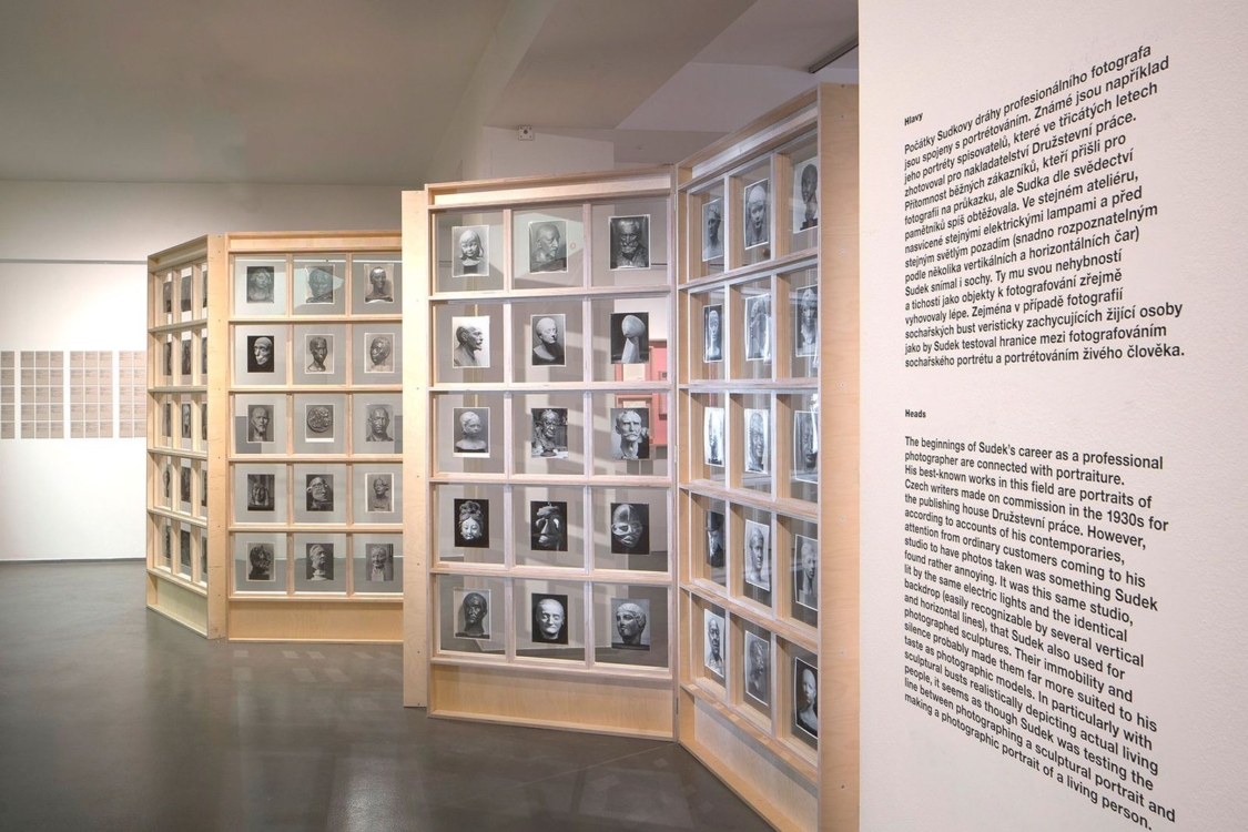 view to Lovelies from the Files. Sudek and Sculpture exhibition, House of Photography, 2020. Photo by Tomáš Souček